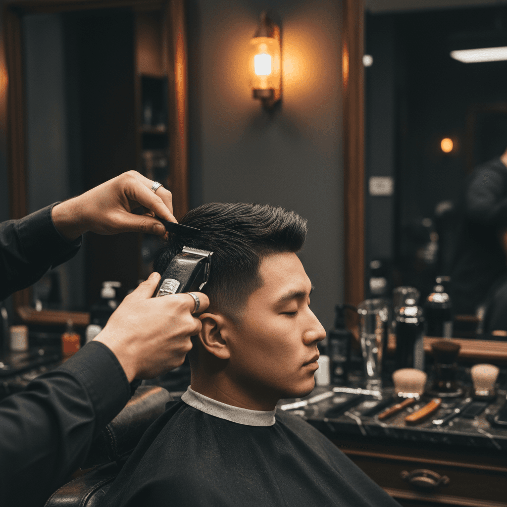 Corte de cabelo clássico